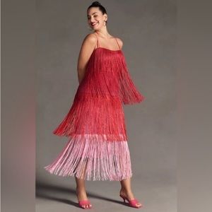 Let Me Be Tiered Fringe
Ombre Dress NWT